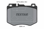 TEXTAR Piduriklotsi komplekt, ketaspidur Q+ 2206103
