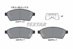 TEXTAR Piduriklotsi komplekt,  ketaspidur Q+ 2207701