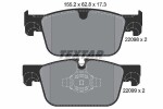 TEXTAR Piduriklotsi komplekt,  ketaspidur Q+ 2209801