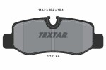 TEXTAR Piduriklotsi komplekt,  ketaspidur Q+ 2210101