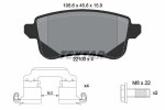 TEXTAR Piduriklotsi komplekt,  ketaspidur Q+ 2210301