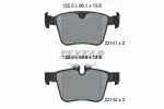 TEXTAR Piduriklotsi komplekt,  ketaspidur Q+ 2214103