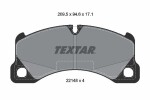 TEXTAR Piduriklotsi komplekt,  ketaspidur 2214801