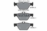 TEXTAR  Piduriklotsi komplekt,ketaspidur Q+ 2215801