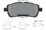 TEXTAR Piduriklotsi komplekt,  ketaspidur Q+ 2219103