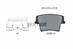 TEXTAR Piduriklotsi komplekt,  ketaspidur Q+ 2220903
