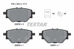 TEXTAR Piduriklotsi komplekt,  ketaspidur Q+ 2225901