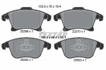TEXTAR Piduriklotsi komplekt,  ketaspidur Q+ 2226901