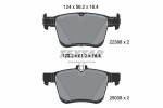 TEXTAR Piduriklotsi komplekt,  ketaspidur 2238801