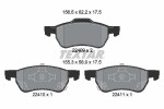 TEXTAR Piduriklotsi komplekt,  ketaspidur Q+ 2240901