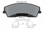 TEXTAR Piduriklotsi komplekt,  ketaspidur Q+ 2241701