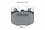 TEXTAR Piduriklotsi komplekt,  ketaspidur 2242501