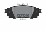 TEXTAR Piduriklotsi komplekt,  ketaspidur 2243401