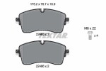 TEXTAR Piduriklotsi komplekt,  ketaspidur Q+ 2248501
