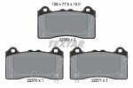 TEXTAR Piduriklotsi komplekt,  ketaspidur 2256901