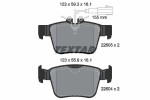 TEXTAR Piduriklotsi komplekt,  ketaspidur Q+ 2260501
