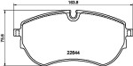 TEXTAR Piduriklotsi komplekt,  ketaspidur Q+ 2264403