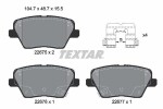 TEXTAR Piduriklotsi komplekt, ketaspidur Q+ 2267501