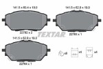 TEXTAR Piduriklotsi komplekt,  ketaspidur Q+ 2278201