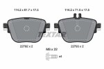 TEXTAR Piduriklotsi komplekt,  ketaspidur Q+ 2279201
