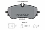 TEXTAR Piduriklotsi komplekt,  ketaspidur Q+ 2280201
