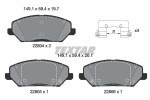 TEXTAR Piduriklotsi komplekt, ketaspidur Q+ 2280401