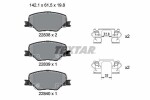 TEXTAR Piduriklotsi komplekt,  ketaspidur Q+ 2283801