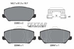 TEXTAR Piduriklotsi komplekt,  ketaspidur Q+ 2285501