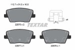 TEXTAR Piduriklotsi komplekt,  ketaspidur Q+ 2287601