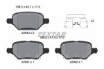 TEXTAR Piduriklotsi komplekt,  ketaspidur Q+ 2293001