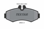 TEXTAR Piduriklotsi komplekt,  ketaspidur Q+ 2302201