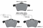 TEXTAR Piduriklotsi komplekt,  ketaspidur Q+ 2303401