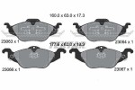 TEXTAR Piduriklotsi komplekt, ketaspidur Q+ 2306302