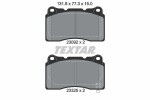 TEXTAR Piduriklotsi komplekt,  ketaspidur Q+ 2309204