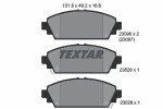 TEXTAR Piduriklotsi komplekt,  ketaspidur 2309601