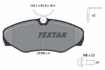 TEXTAR  Piduriklotsi komplekt,ketaspidur Q+ 2309902