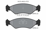 TEXTAR Piduriklotsi komplekt,  ketaspidur 2310101