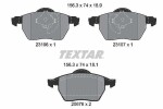 TEXTAR Piduriklotsi komplekt,  ketaspidur Q+ 2310601