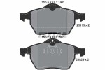 TEXTAR Piduriklotsi komplekt,  ketaspidur Q+ 2311502