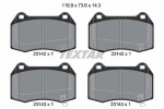 TEXTAR Piduriklotsi komplekt,  ketaspidur Q+ 2314201
