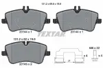 TEXTAR Piduriklotsi komplekt,  ketaspidur Q+ 2314401