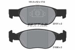 TEXTAR Piduriklotsi komplekt,  ketaspidur Q+ 2318101