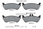 TEXTAR Piduriklotsi komplekt,  ketaspidur Q+ 2319002