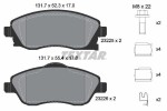 TEXTAR Piduriklotsi komplekt,  ketaspidur Q+ 2322501
