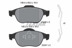 TEXTAR Piduriklotsi komplekt,  ketaspidur Q+ 2324502
