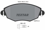 TEXTAR Piduriklotsi komplekt,  ketaspidur Q+ 2327904