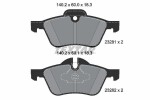 TEXTAR Piduriklotsi komplekt,  ketaspidur Q+ 2328101