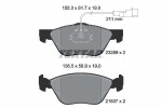 TEXTAR Piduriklotsi komplekt,  ketaspidur Q+ 2328902