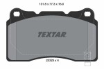 TEXTAR Piduriklotsi komplekt,  ketaspidur Q+ 2332501