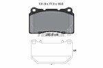 TEXTAR Piduriklotsi komplekt,  ketaspidur Q+ 2332502